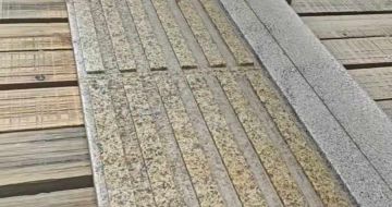 朔州黄金麻盲道石 盲条