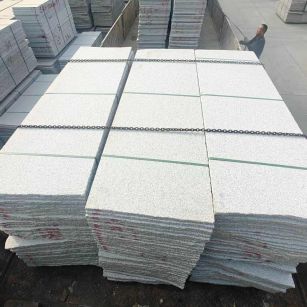 朔州芝麻白毛板，石材毛板