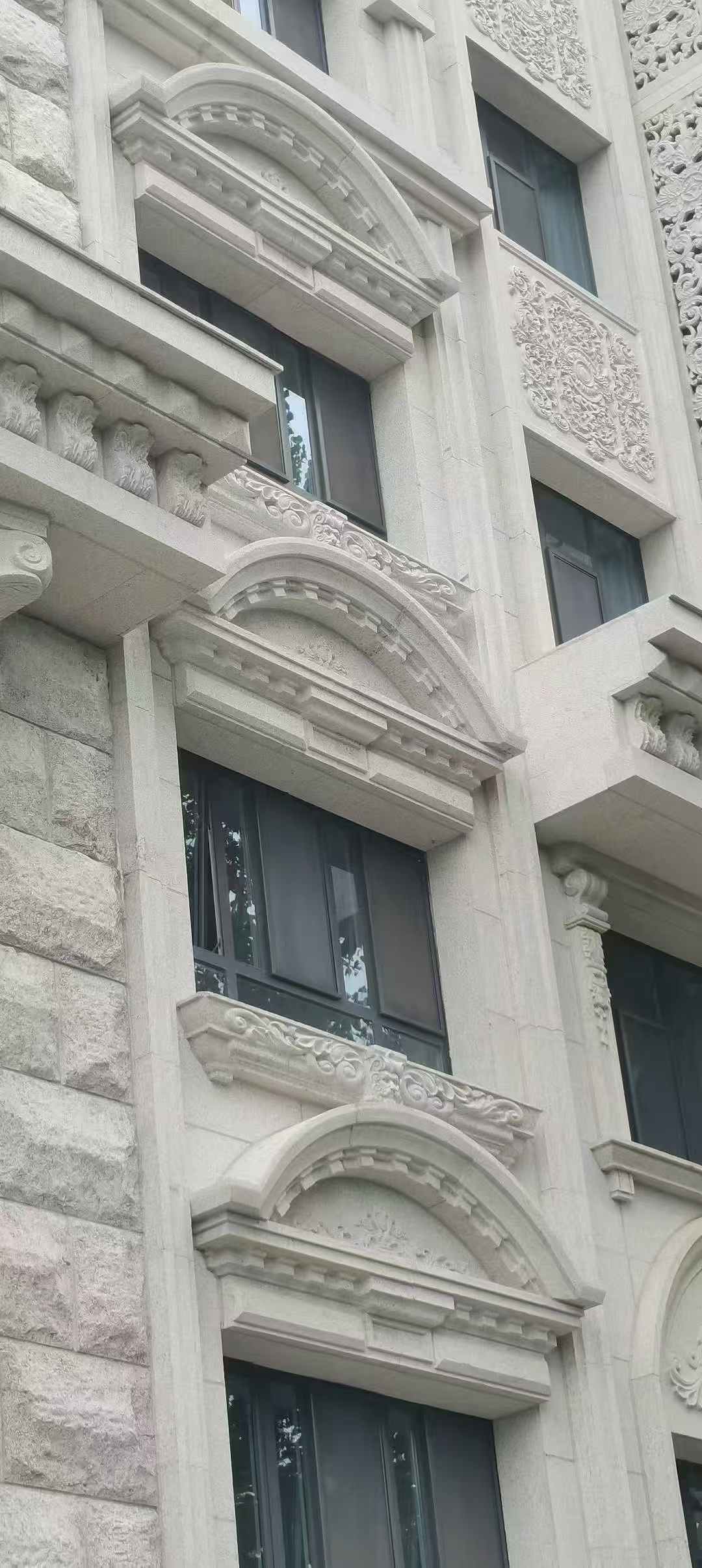 朔州芝麻白异形 石材异形定制