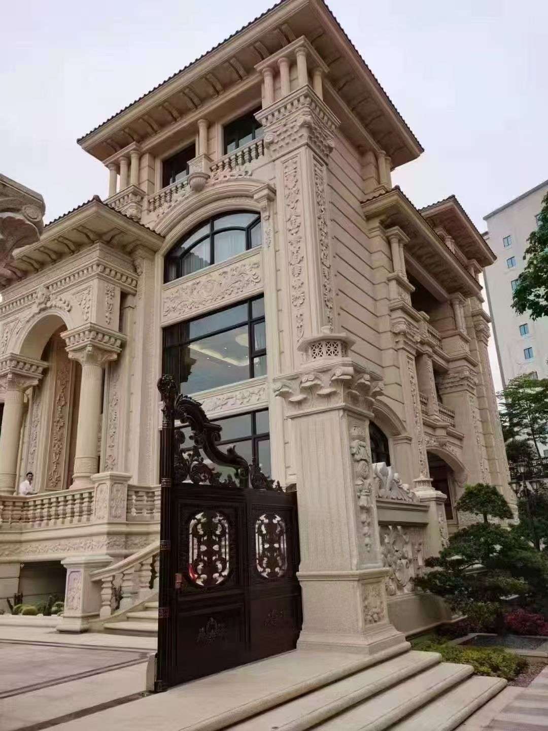 朔州黄金麻别墅外墙异形定制