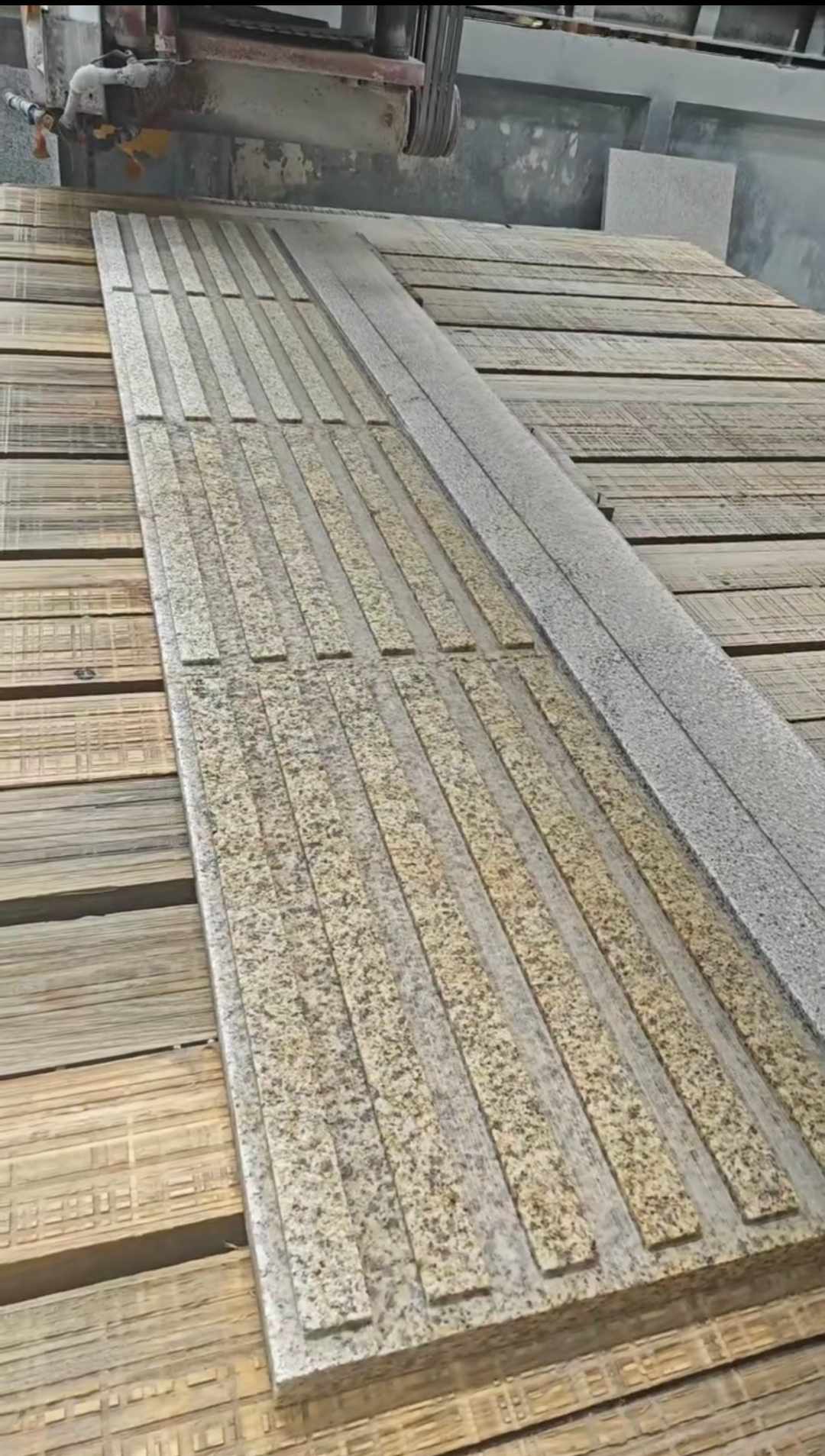 朔州黄金麻盲道石 盲条